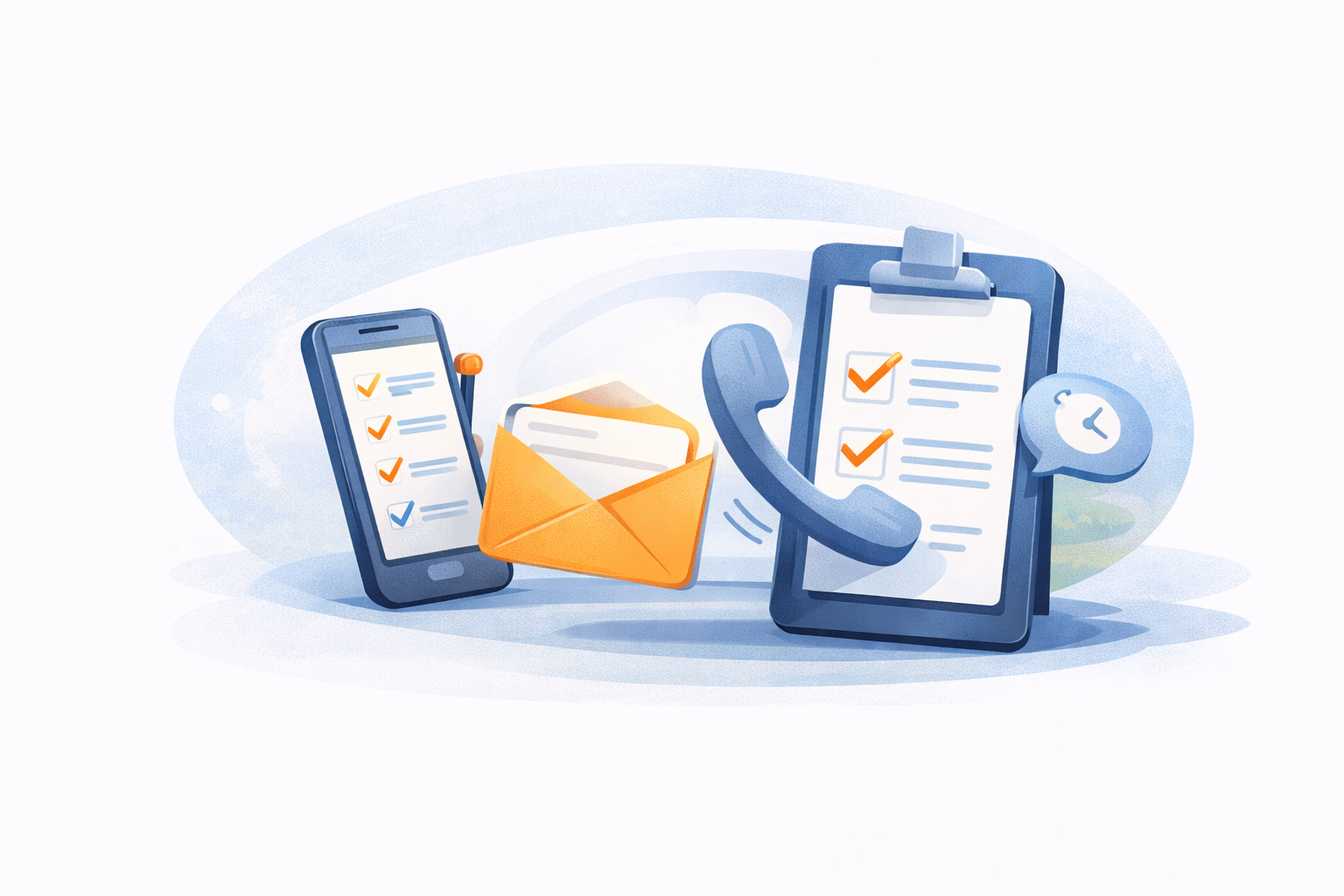 Ilustrace komunikace a rychlé domluvy